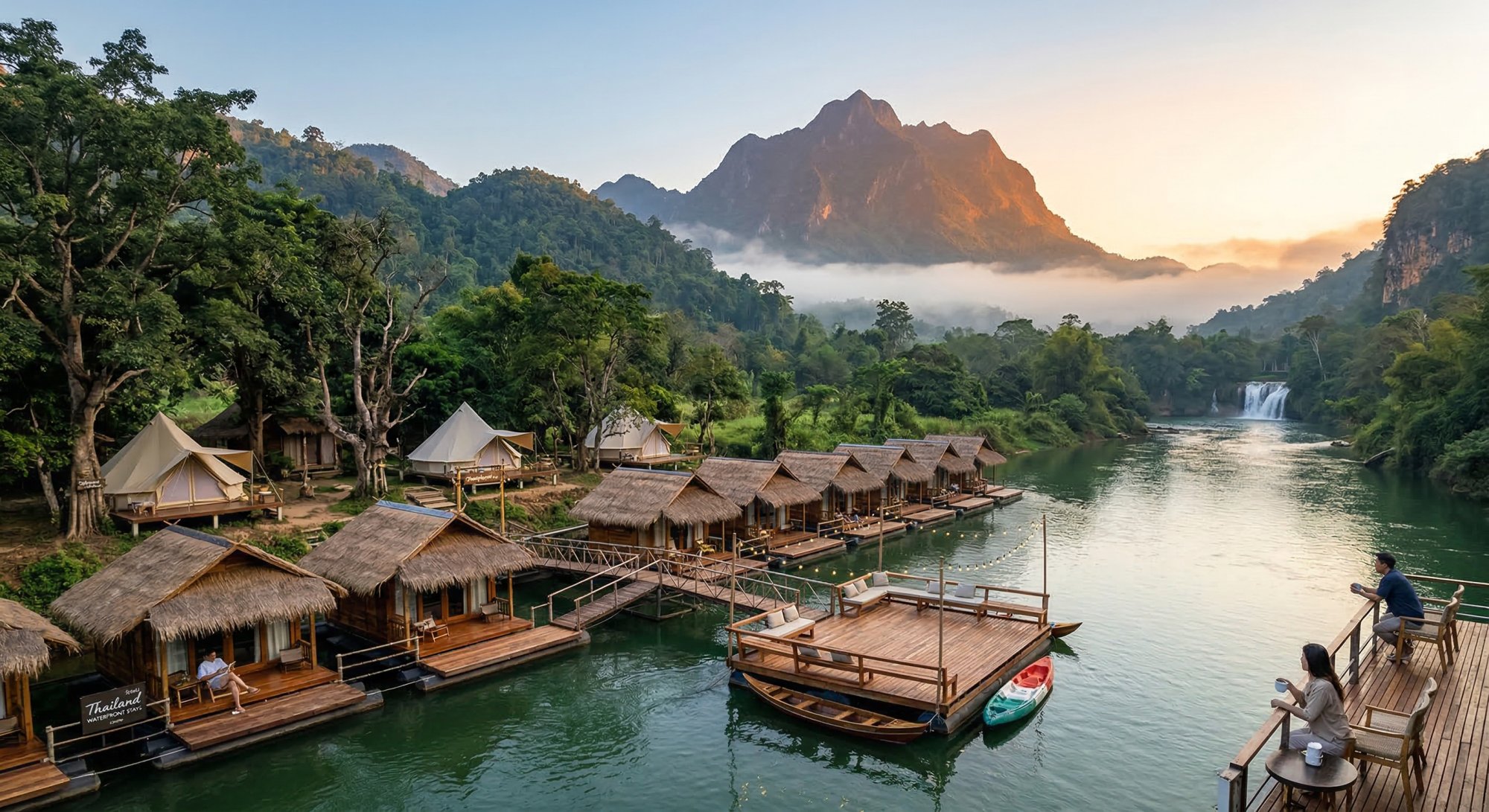10 ที่พักริมน้ำยอดนิยมในไทย ที่ต้องไปสักครั้งในชีวิต