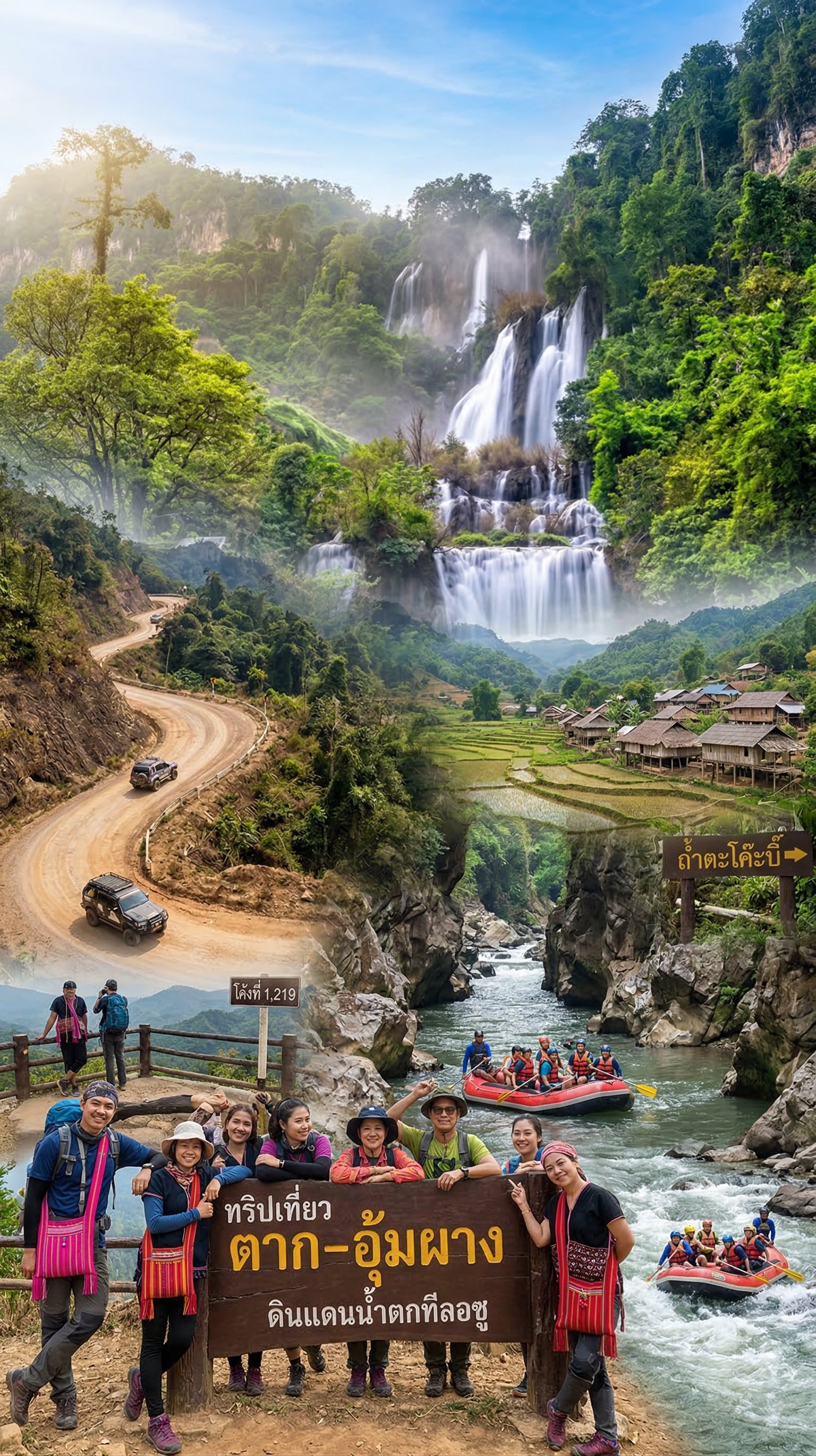ทริปเที่ยวตาก-อุ้มผาง ดินแดนน้ำตกทีลอซู